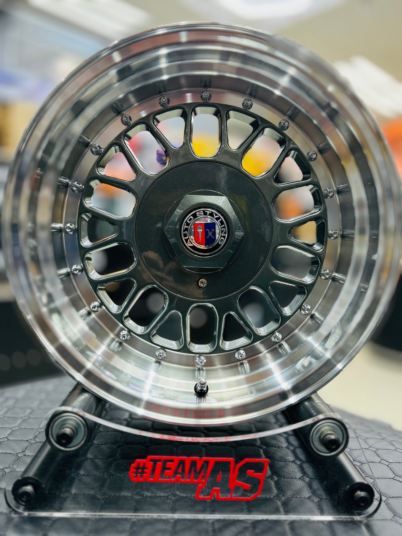 15” AS- 7489 4/100 4/108 gunmetal wheels