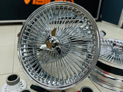 20” AS - 1000 SPOKE WIRE WHEEL FITS ALL CARS