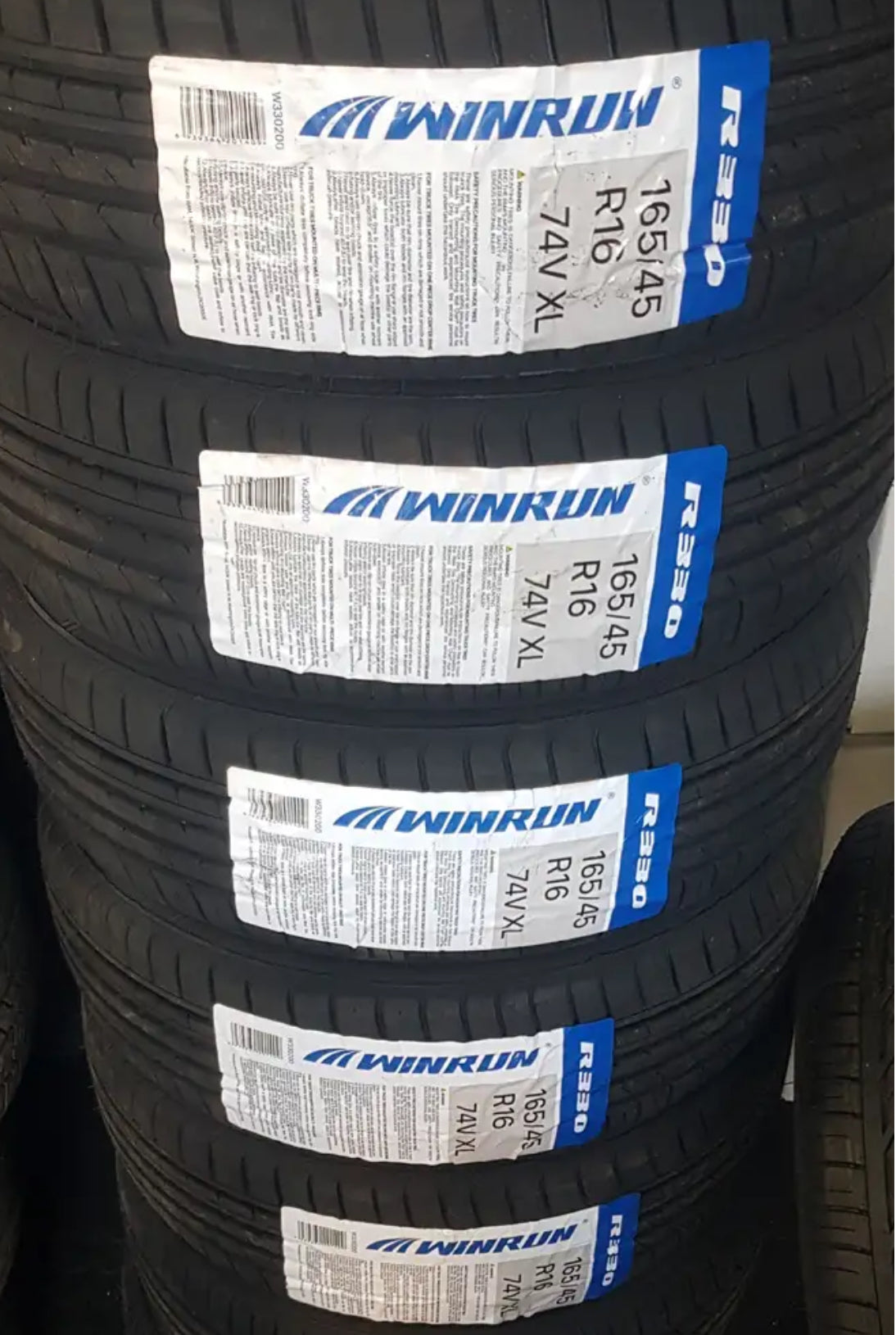 165 45 R16 STRETCH TYRE WINRUN