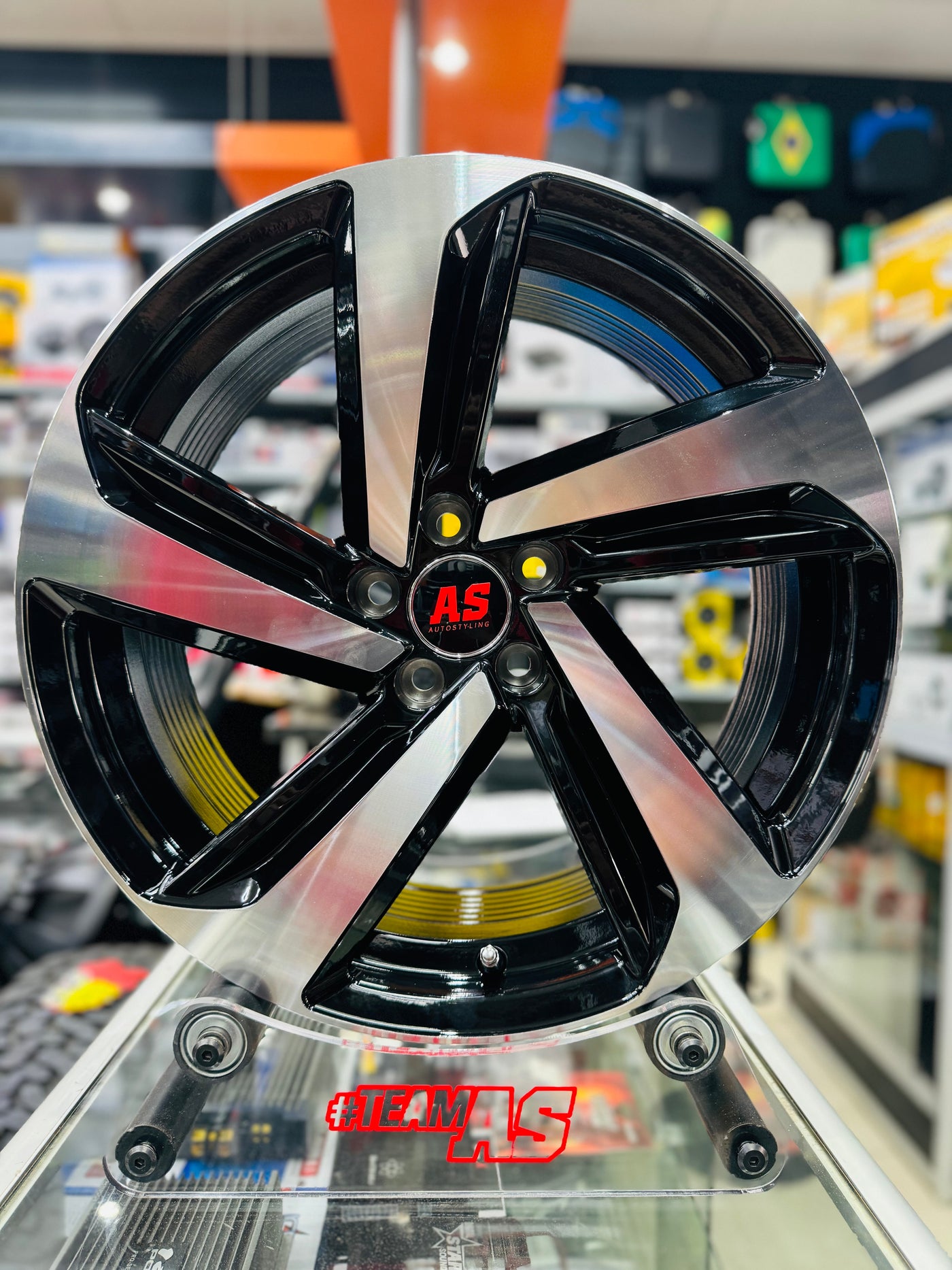 17” AS- GTI 5/100 BLACK MACHINE FACE