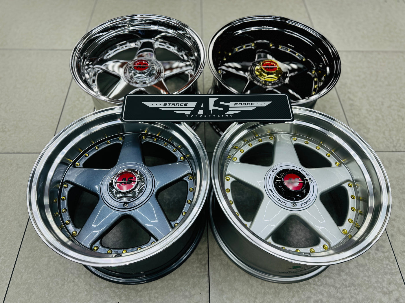 17” AS- 360 8.5/10j WHEELS