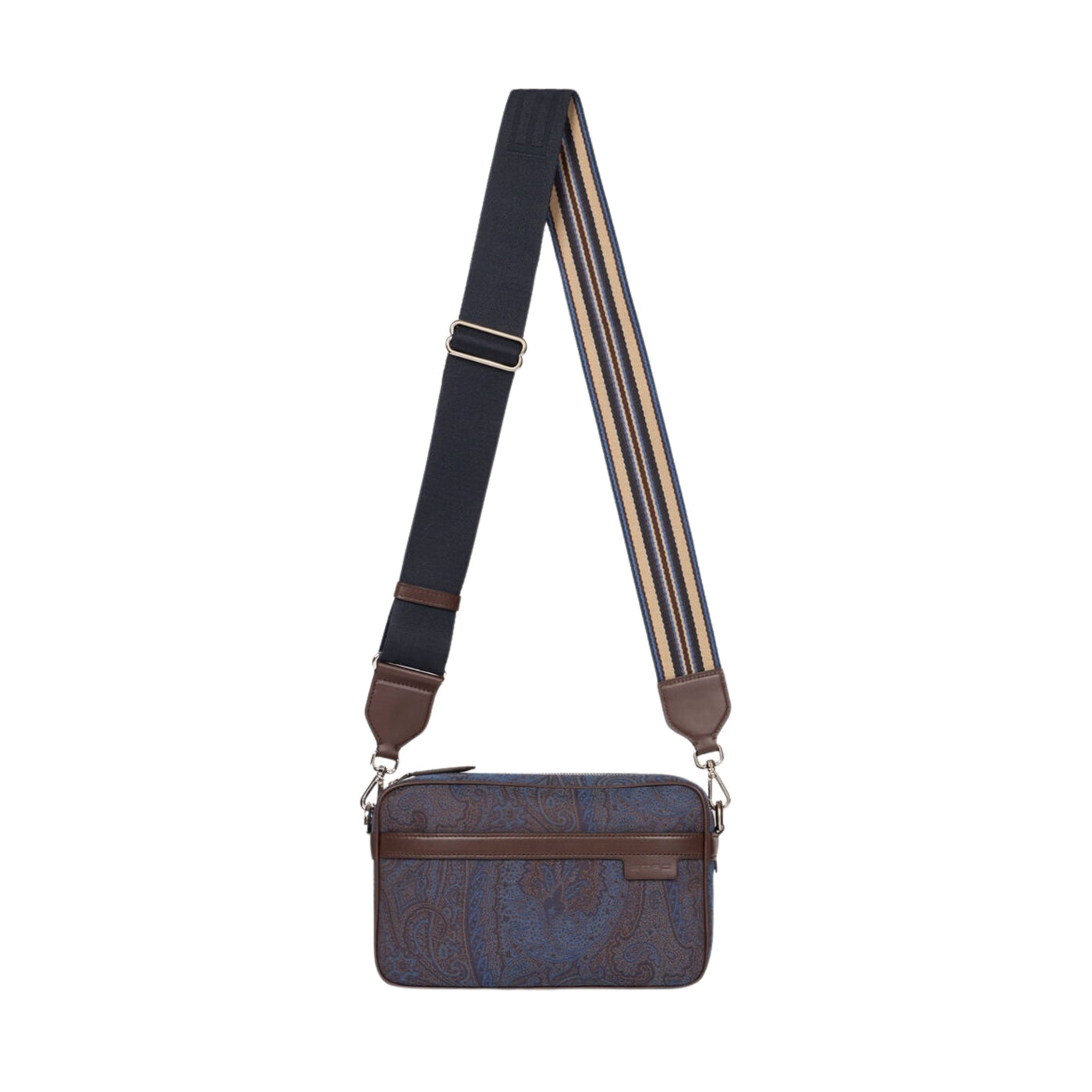 Etro Bag Crossbody Camera Case Arnica Jacquard Black