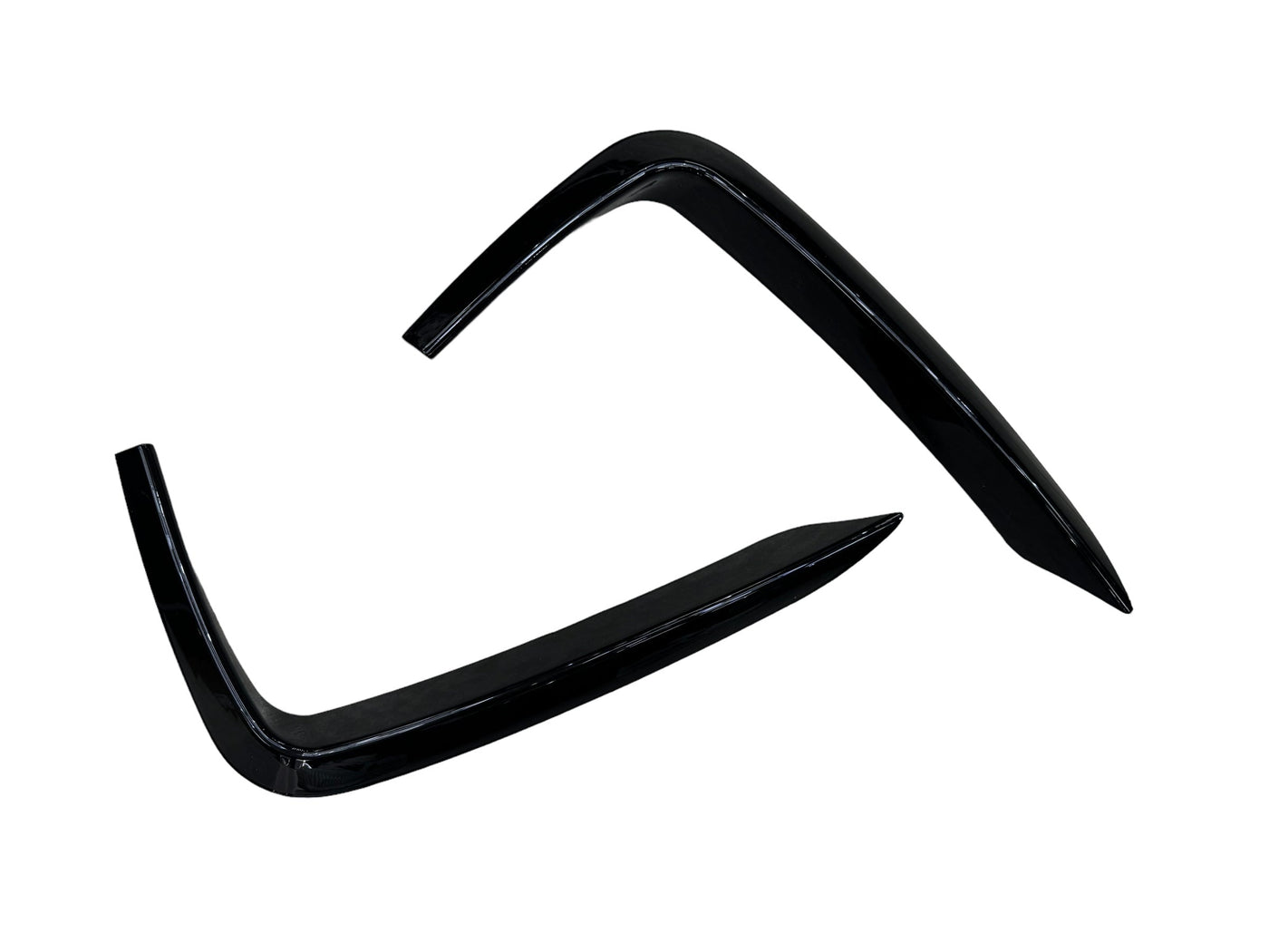 BM F22 FACELIFT MP GLOSS BLACK  BUMPER CANARDS