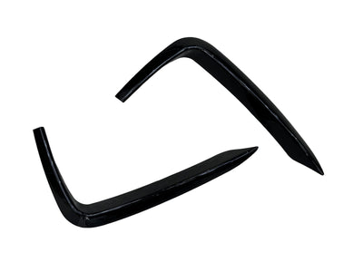 BM F22 FACELIFT MP GLOSS BLACK  BUMPER CANARDS