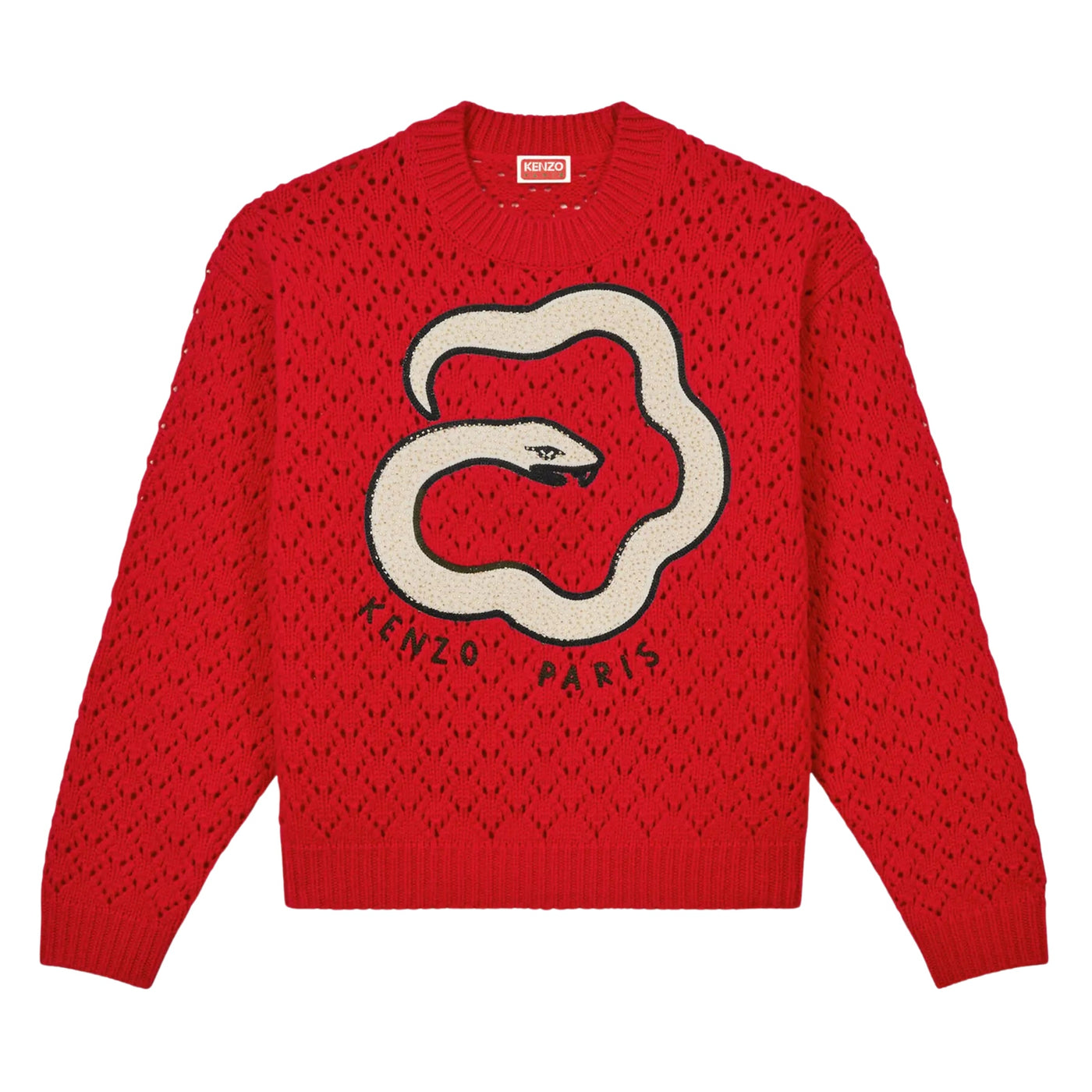 Kenzo Sweater Snake Red