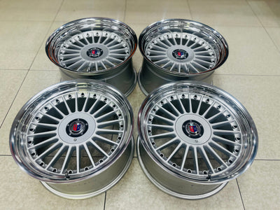18” AS ALPINA 5X112 & 5X120 wheels with high polished dishes