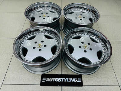 18” WORK RYVER 3 pce split wheels 5x120  pcd