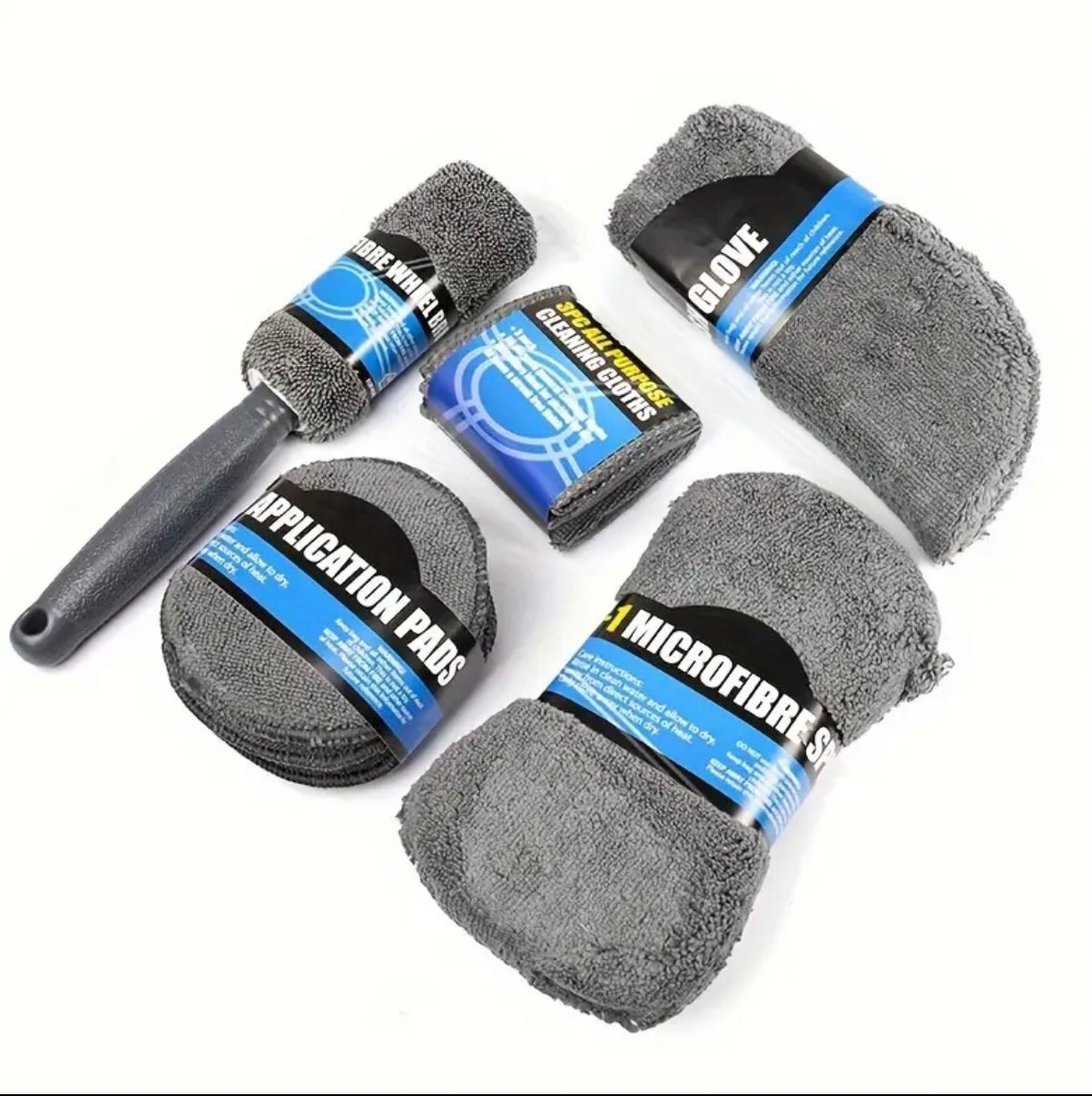 9pcs Car Cleaning / detail  Kit