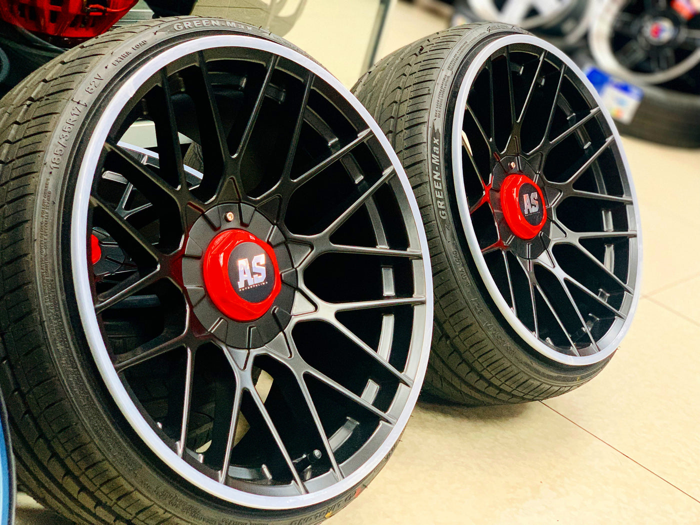 17” AS-RSE MATT BLACK 4/100 & 5/100