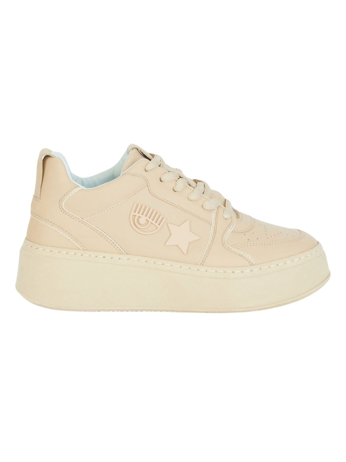 Chiara Ferragni Sneaker School Total Beige
