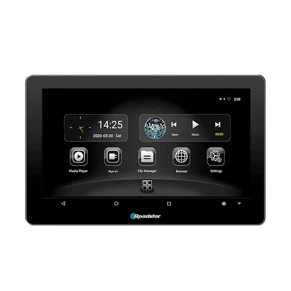 10.8" Roadstar Android Entertainment Headrest Tablet Screens With Bluetooth Headphones