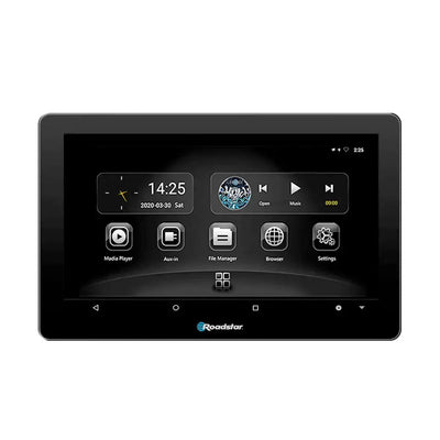 10.8" Roadstar Android Entertainment Headrest Tablet Screens With Bluetooth Headphones
