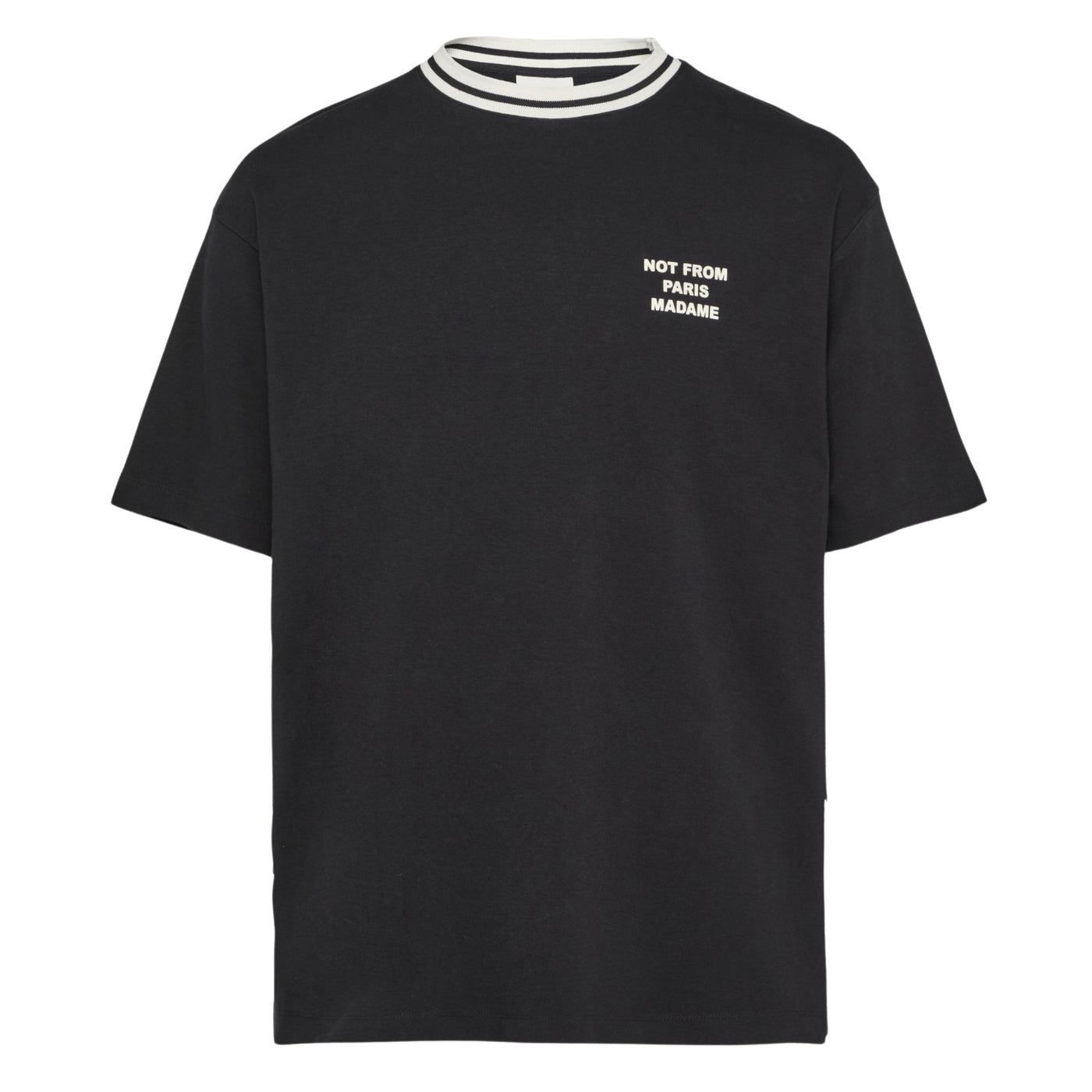 Drole De Monsieur T-Shirt Sport Slogan Black