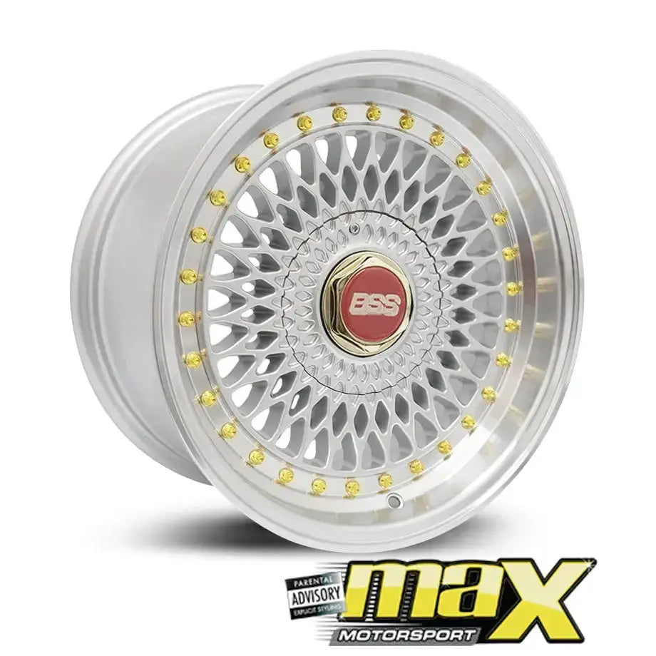 15 Inch Mag Wheel - MX1209-15B BSS Style Wheel (4x100 / 114.3 PCD)