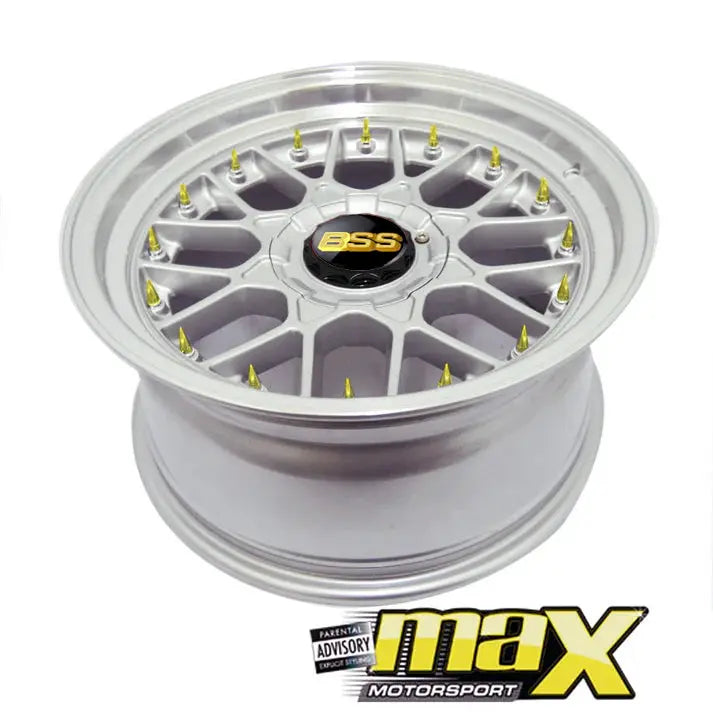 15 Inch Mag Wheel - MX1286 BSS RS-Spike Style Wheel (4x100 / 114.3 PCD)