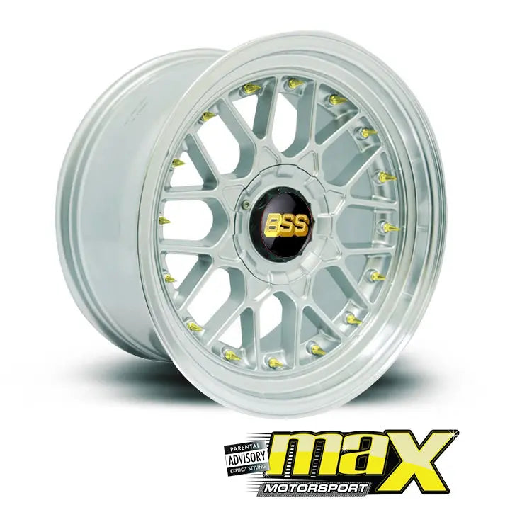 15 Inch Mag Wheel - MX1286 BSS RS-Spike Style Wheel (4x100 / 114.3 PCD)