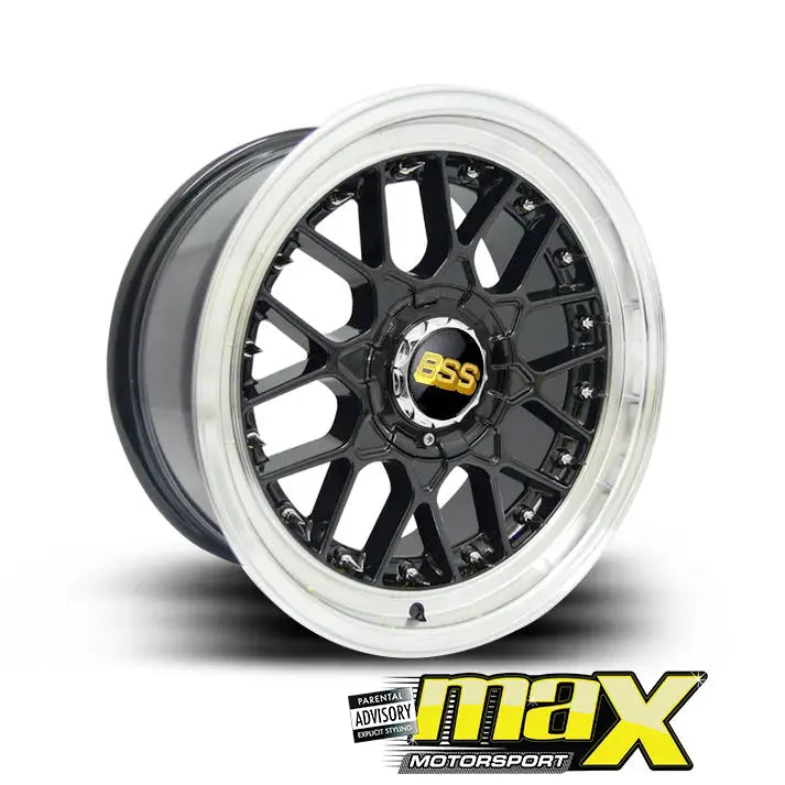 15 Inch Mag Wheel - MX1286 BSS RS-Spike Style Wheel (4x100 / 114.3 PCD)