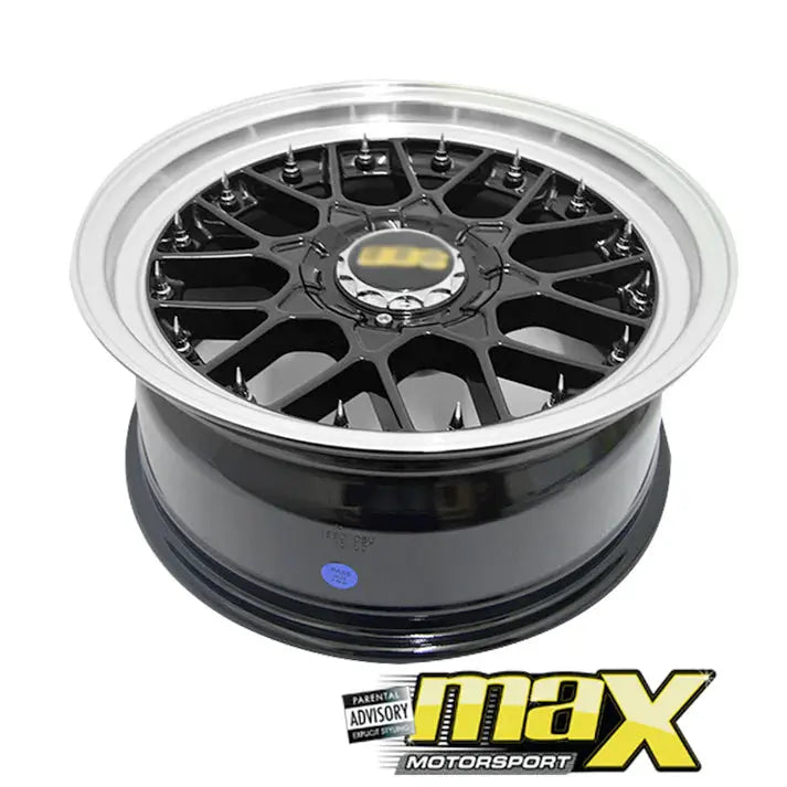 15 Inch Mag Wheel - MX1286 BSS RS-Spike Style Wheel (4x100 / 114.3 PCD)