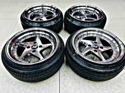 15” AS 348 + STRETCH TYRE COMBO 4/100