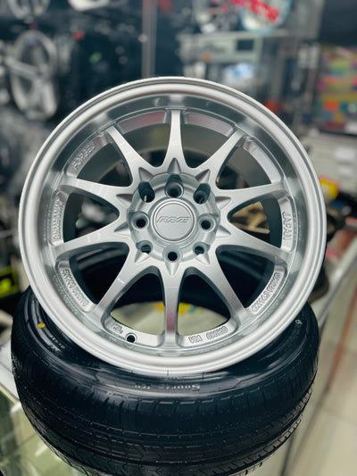 15” As-28 4/100 & 4/114 PCD MATT SILVER