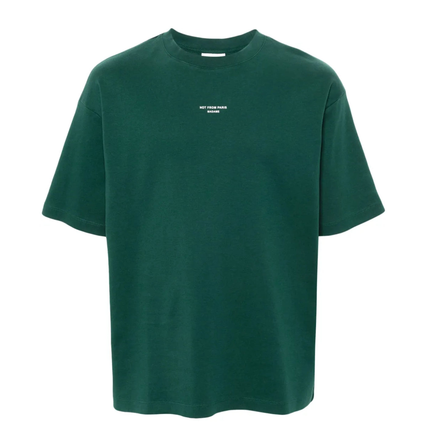 Drole De Monsieur T-Shirt Not From Paris Madame Dark Green