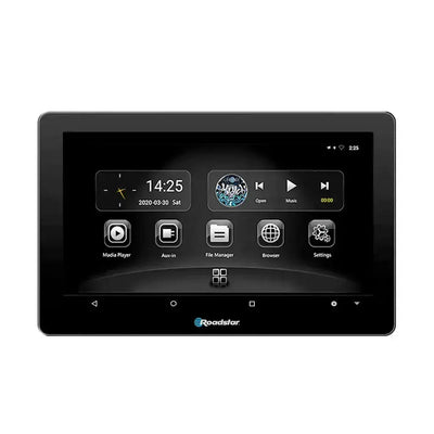 10.1" Roadstar Android Entertainment Headrest Tablet Screens With Bluetooth Headphones