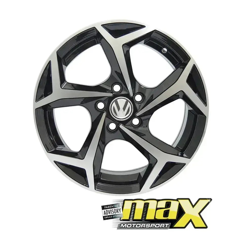 14 Inch MX1004 Polo R-Line Style Wheel & Tyre Combo (5x100 PCD)
