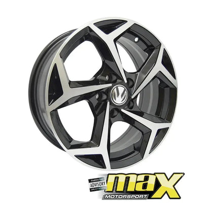14 Inch Mag Wheel - MX1004 Polo R-Line Style - 5x100 PCD