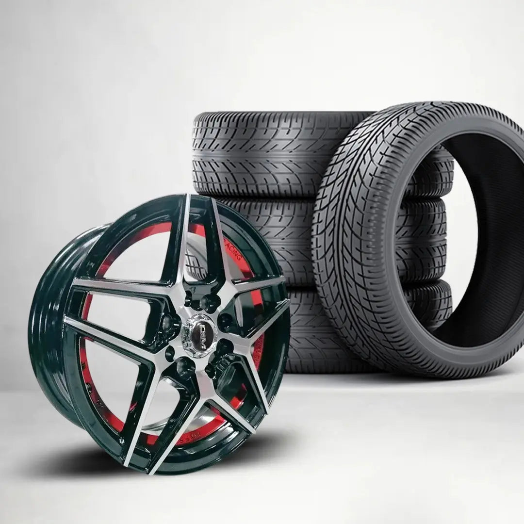 14 Inch Mag Wheel -  MX149-14 Wheel & Tyre Combo  - 4x100/114.3 PCD