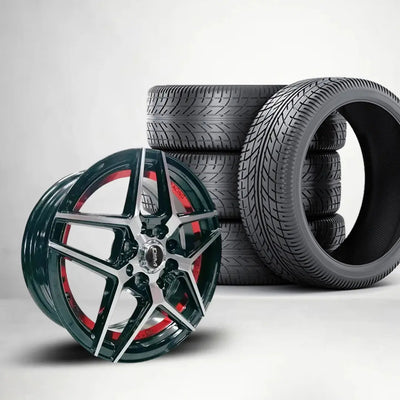 14 Inch Mag Wheel -  MX149-14 Wheel & Tyre Combo  - 4x100/114.3 PCD