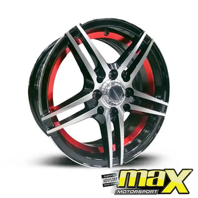 15 Inch Mag Wheel -  MXLK520 Wheel - 4x100/114.3 PCD