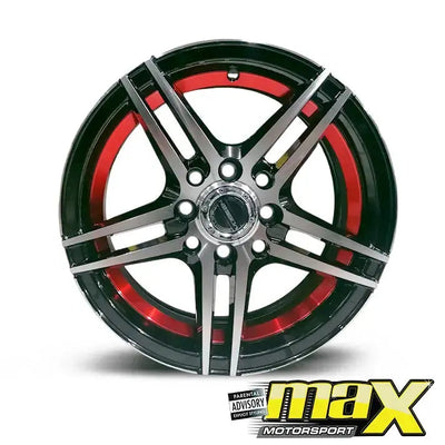 14 Inch Mag Wheel -  MXLK520-14 Wheel - 4x100/114.3 PCD