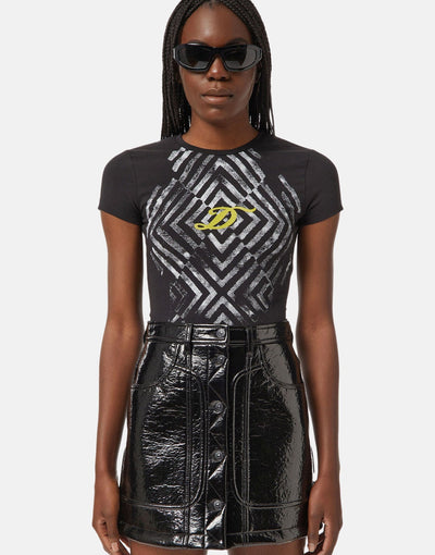Diesel T-Uncutie Black T-Shirt