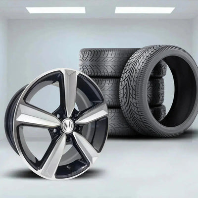 15 Inch  MX057-5 Audi RS Style Wheel & Tyre Combo (5x100 PCD)