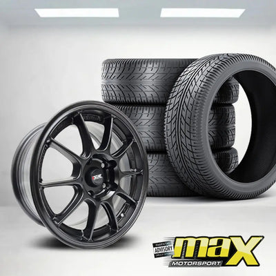 15 Inch - MX105 XXR Style Wheel & Tyre Combo - 5x114.3 PCD