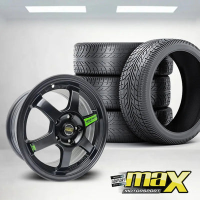 15 Inch - MX509 V.olk Wheel & Tyre Combo - 5x114.3 PCD
