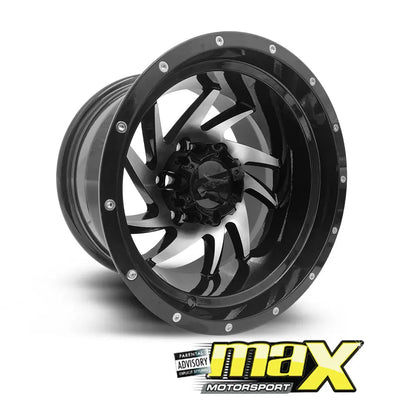 15 Inch Mag Wheel - 10J MX1858 Bakkie Wheel (6x139.7 PCD)