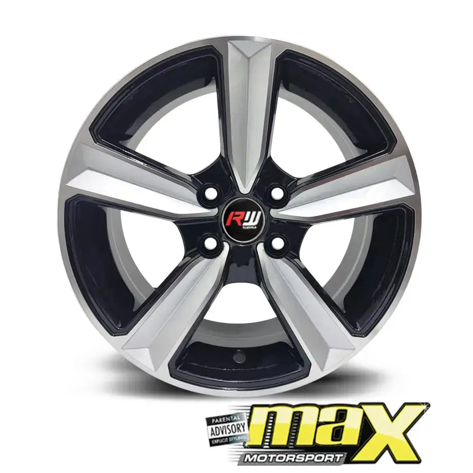 15 Inch Mag Wheel - MX057-4 RS Style Wheel - 4x100 PCD