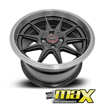 15 Inch Mag Wheel - MX2124 VSN Wheel (4x100 PCD)