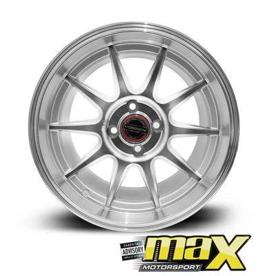 15 Inch Mag Wheel - MX2124 VSN Wheel (4x100 PCD)