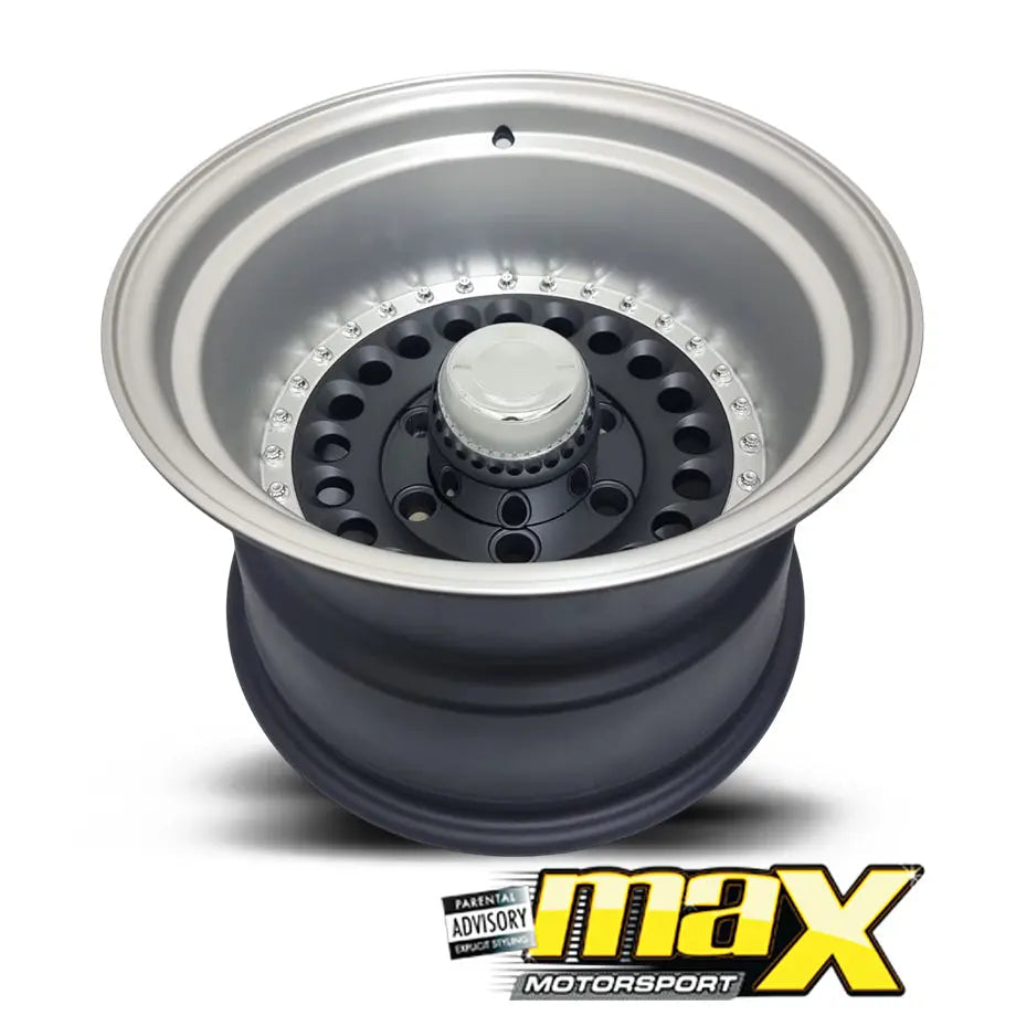15 Inch Mag Wheel -  MX858 - 10J Bakkie Wheels (6x139.7 PCD)