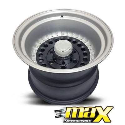 15 Inch Mag Wheel -  MX858 - 10J Bakkie Wheels (6x139.7 PCD)