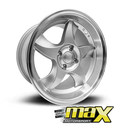 15 Inch Mag Wheel – MX5056 Toyota RXI Blade Deep Dish Wheel - 4x100 PCD