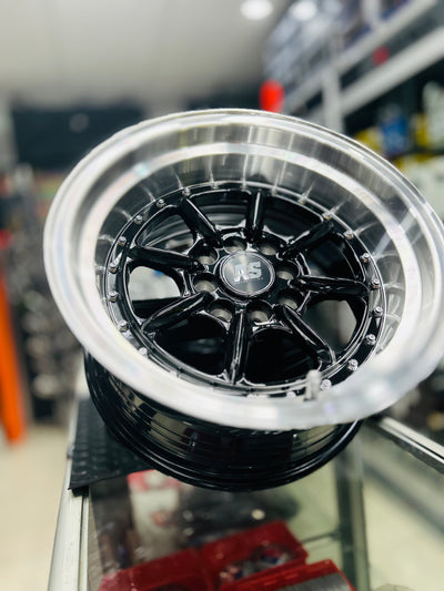 15” AS-7168 MINI LITES SILVER  4/100 4/108 wheels