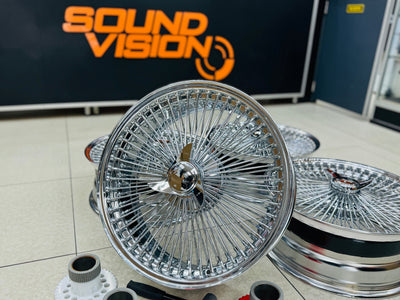 20” AS - 1000 SPOKE WIRE WHEEL FITS ALL CARS