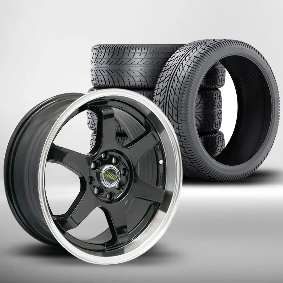 17 Inch MX657 V.olk Wheels & Tyre Combo - 4x100 / 114.3 PCD