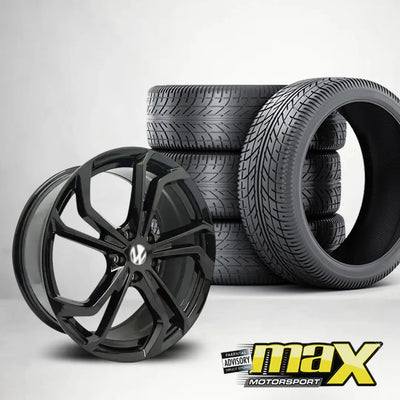 17 Inch MX7389 Golf 7 TCR Style Wheel & Tyre Combo - 5x100 PCD