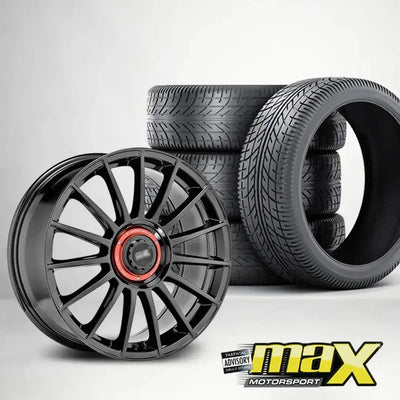 17 Inch MXOR-02 Superturismo Style Wheel & Tyre Combo - 4x100 / 5x100 PCD