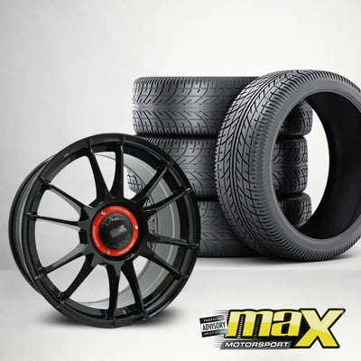 17 Inch MXOR-01 Ultraleggera Style Wheel & Tyre Combo- 4x100 / 5x100 PCD
