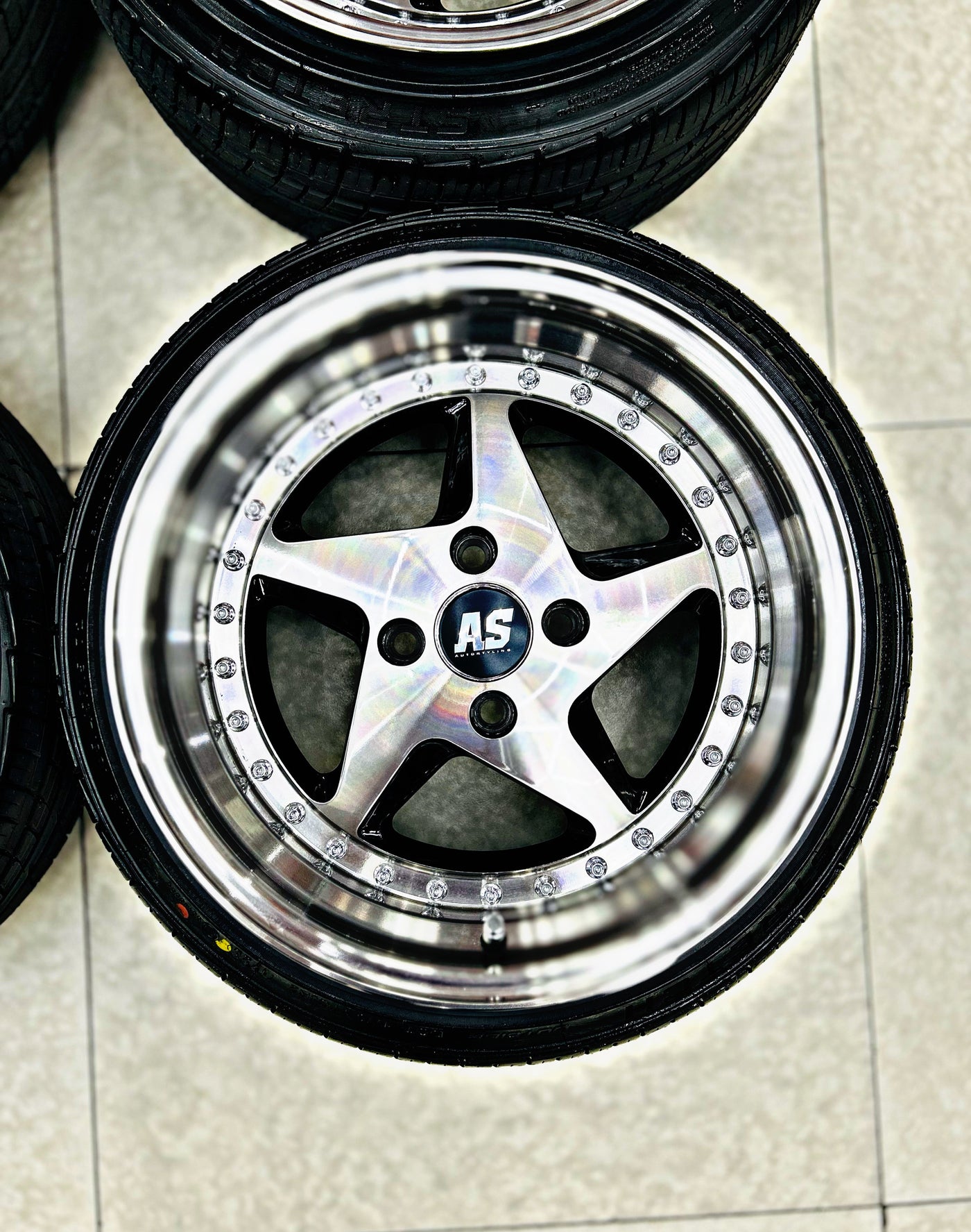 15” AS 348 + STRETCH TYRE COMBO 4/100